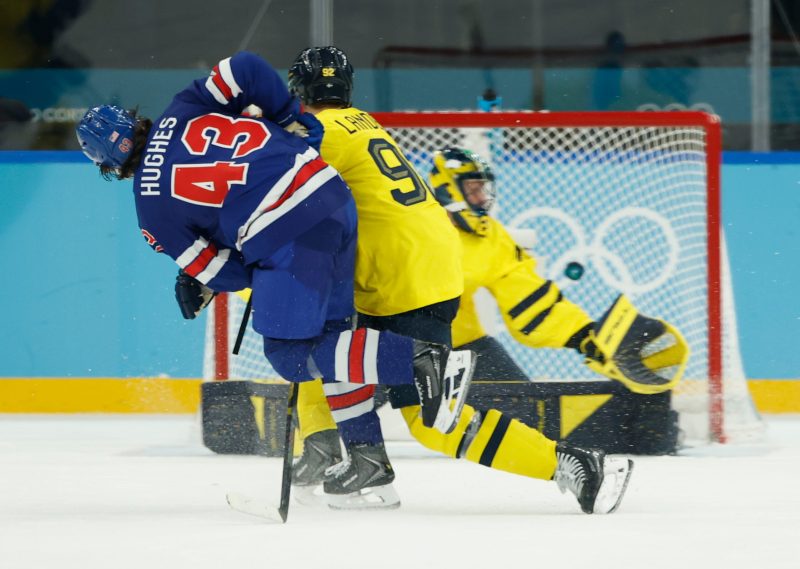 Quinn Hughes’ heroics lift Team USA to overtime win over Sweden